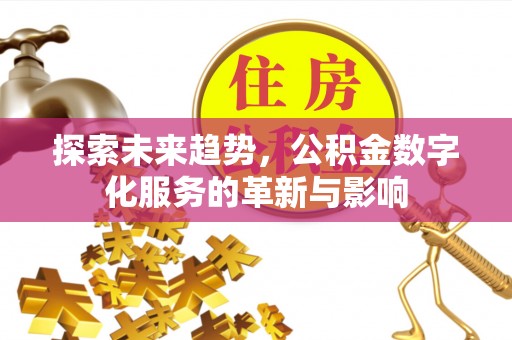 三地门探索未来趋势，公积金数字化服务的革新与影响