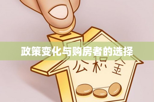 三地门政策变化与购房者的选择