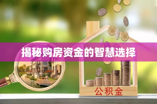 三地门揭秘购房资金的智慧选择