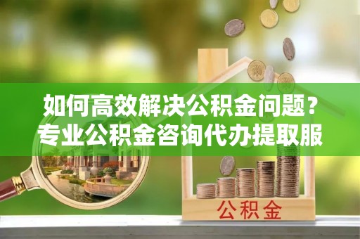 三地门如何高效解决公积金问题？专业公积金咨询代办提取服务来帮你