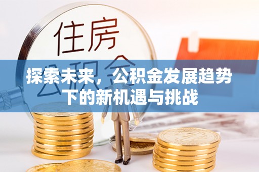 三地门探索未来，公积金发展趋势下的新机遇与挑战