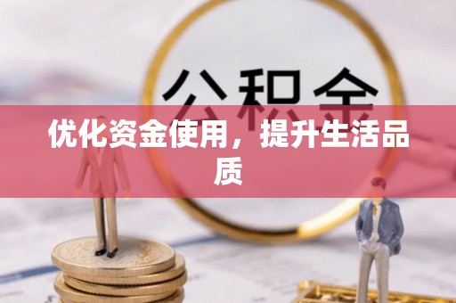 三地门优化资金使用，提升生活品质