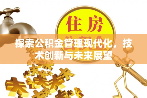 三地门探索公积金管理现代化，技术创新与未来展望