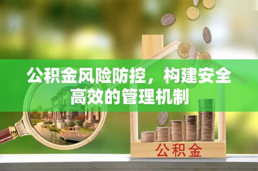 三地门公积金风险防控，构建安全高效的管理机制