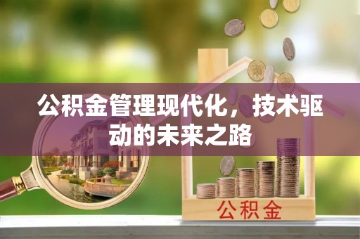 三地门公积金管理现代化，技术驱动的未来之路